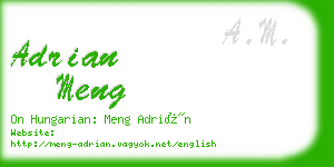 adrian meng business card